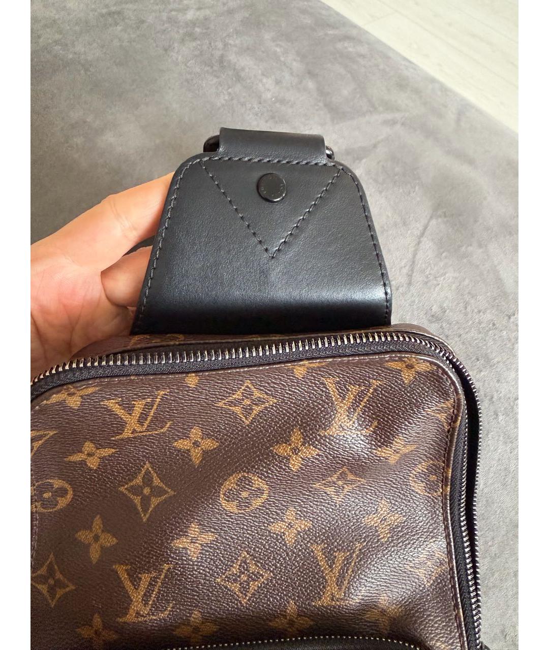 LOUIS VUITTON Коричневая сумка на плечо, фото 4
