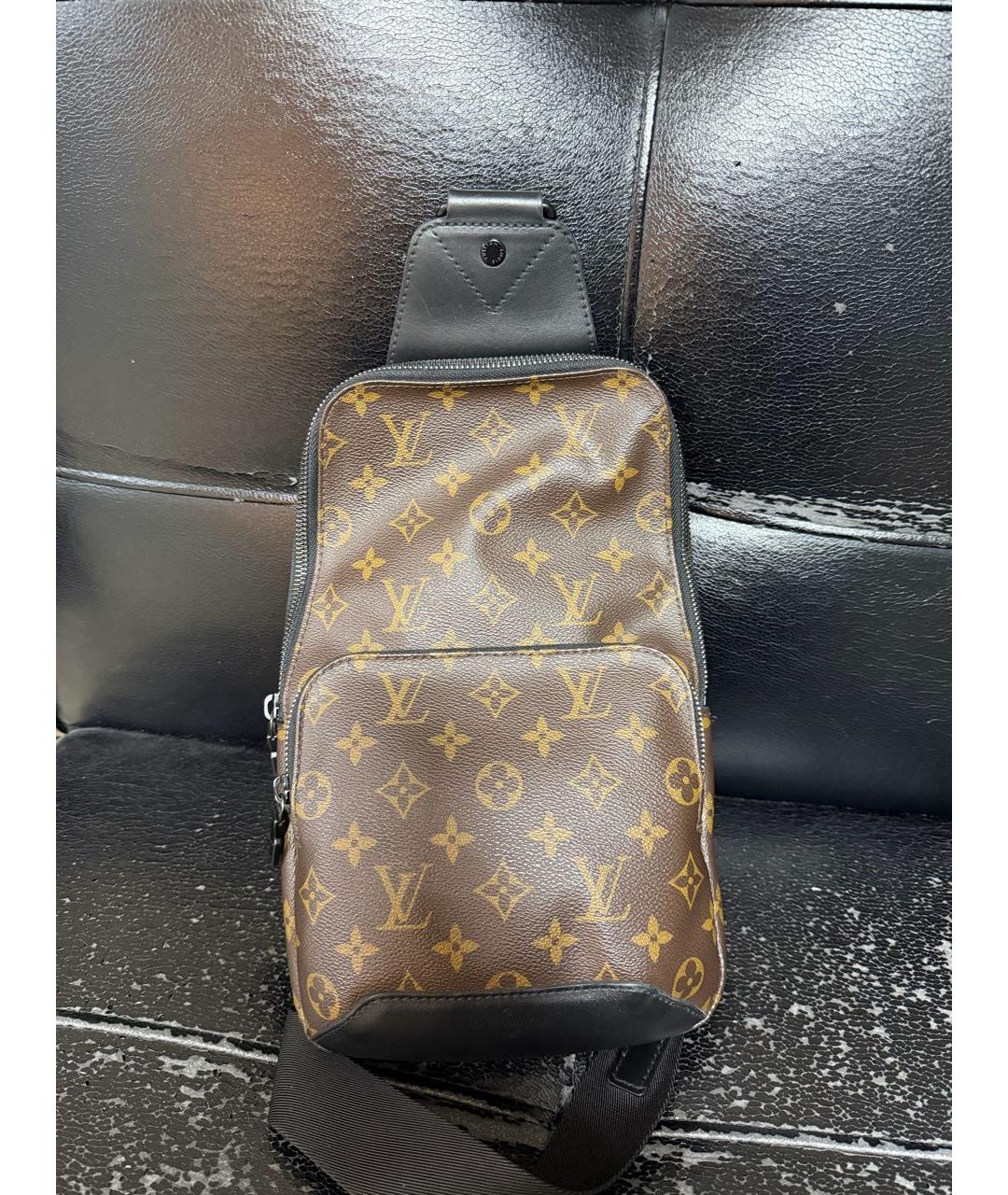 LOUIS VUITTON Коричневая сумка на плечо, фото 9