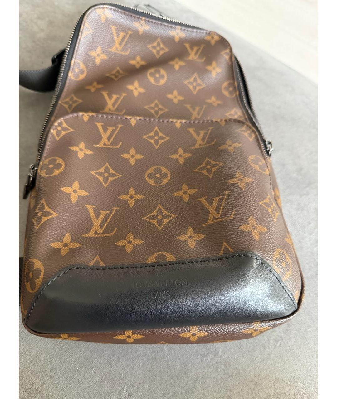 LOUIS VUITTON Коричневая сумка на плечо, фото 3