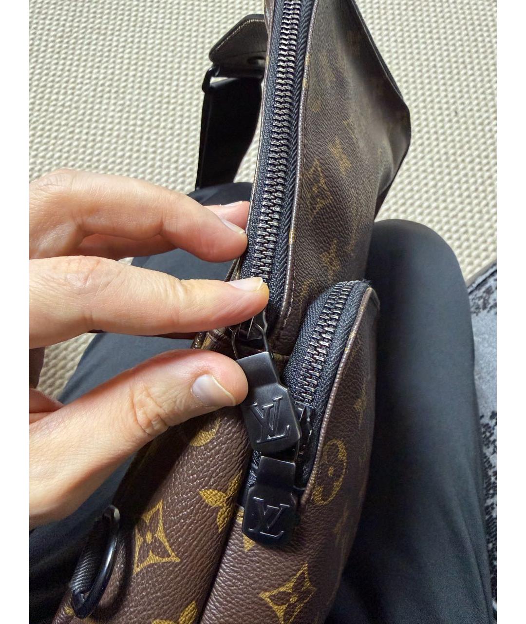 LOUIS VUITTON Коричневая сумка на плечо, фото 8