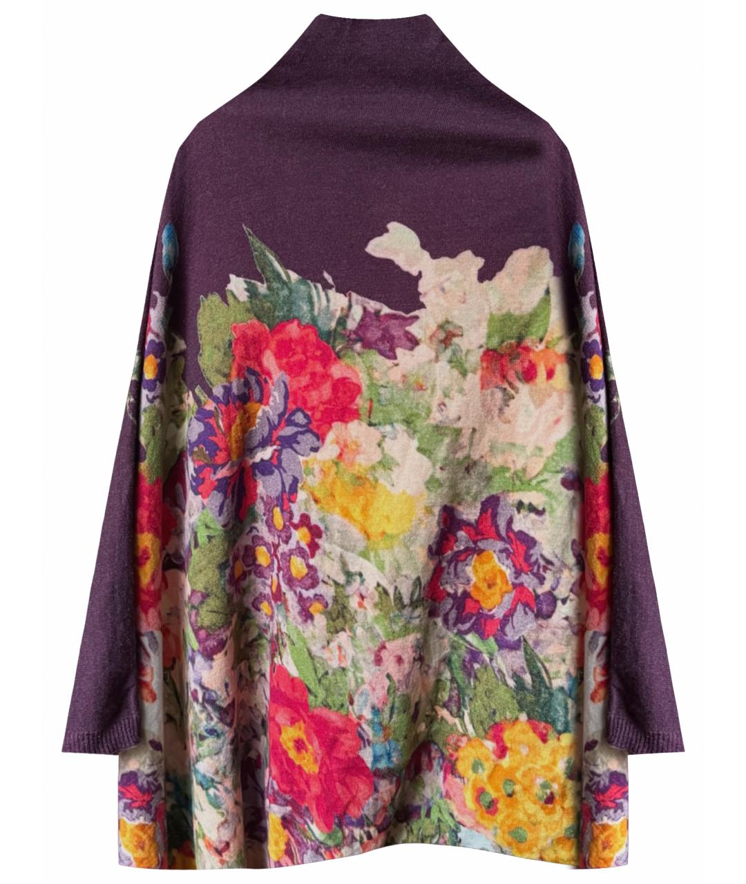 ANTONIO MARRAS Фиолетовый шерстяной джемпер / свитер, фото 1