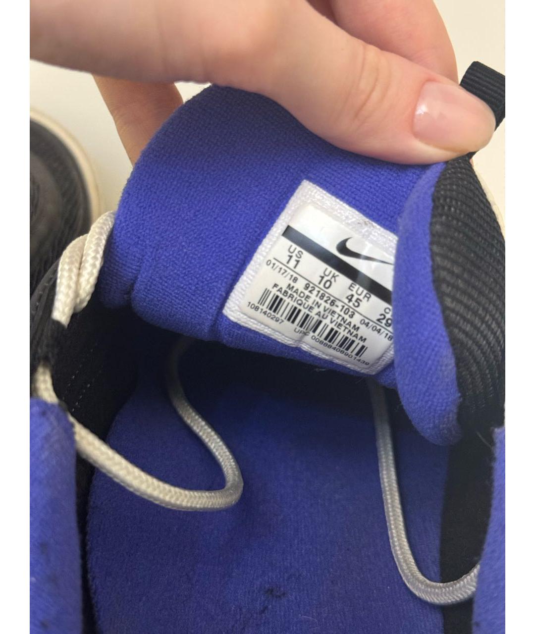 NIKE Синие низкие кроссовки / кеды, фото 5