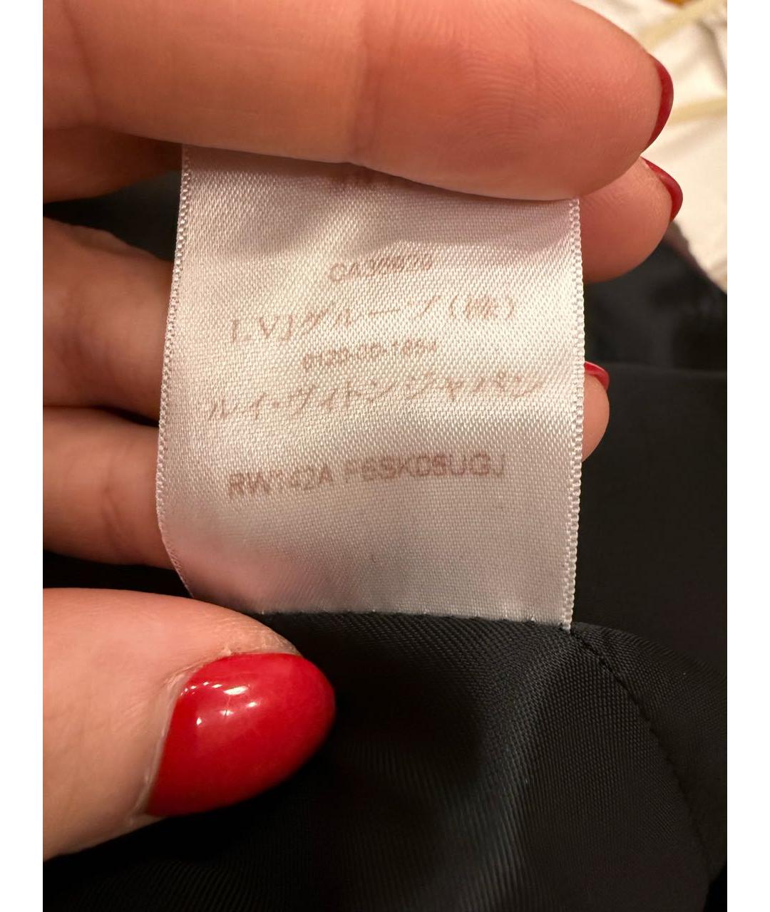 LOUIS VUITTON Бордовая шерстяная юбка мини, фото 6
