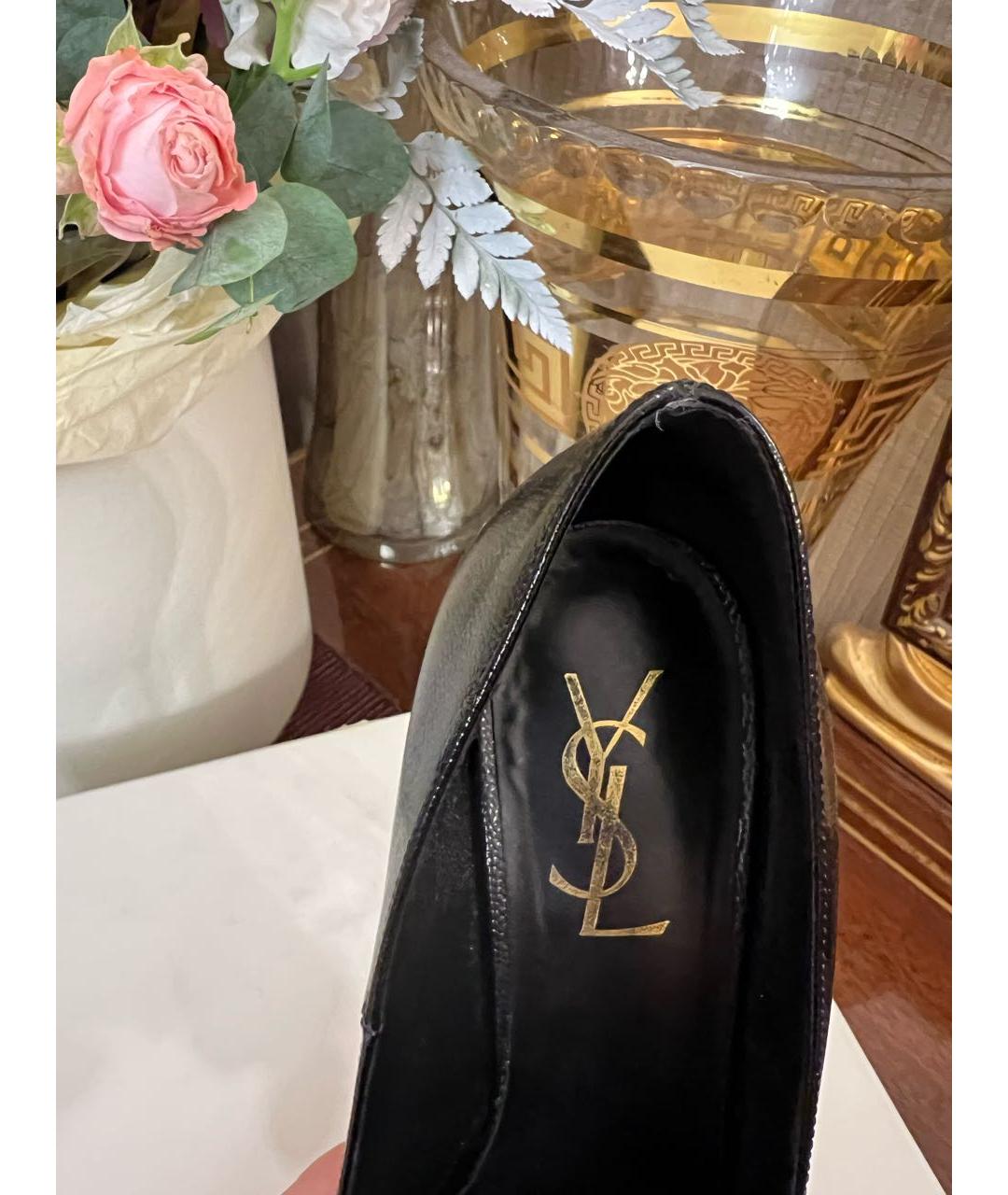 SAINT LAURENT Черные туфли, фото 6