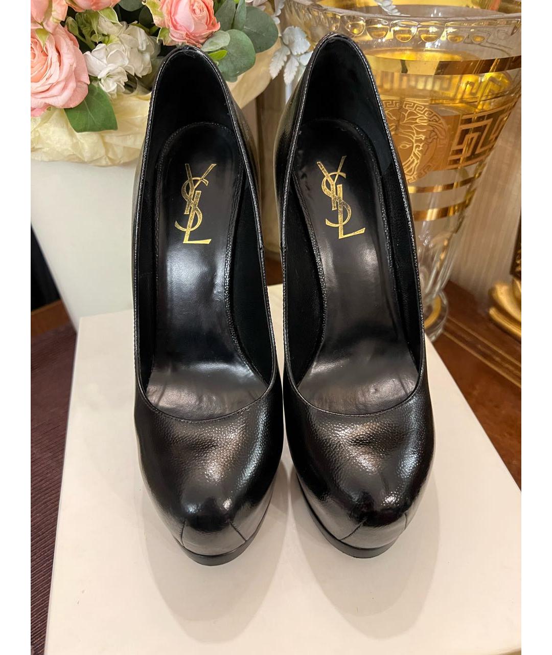 SAINT LAURENT Черные туфли, фото 2