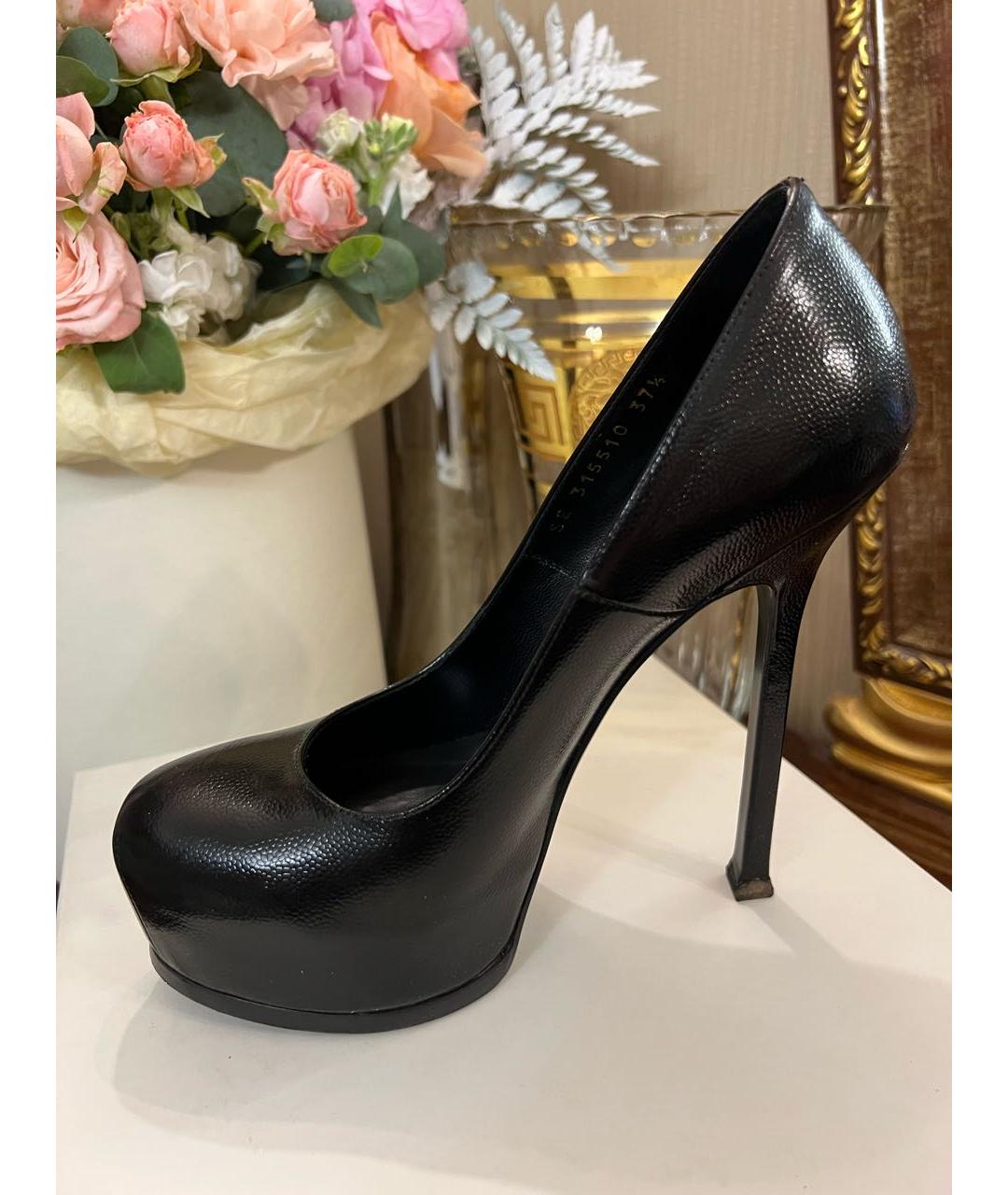 SAINT LAURENT Черные туфли, фото 7