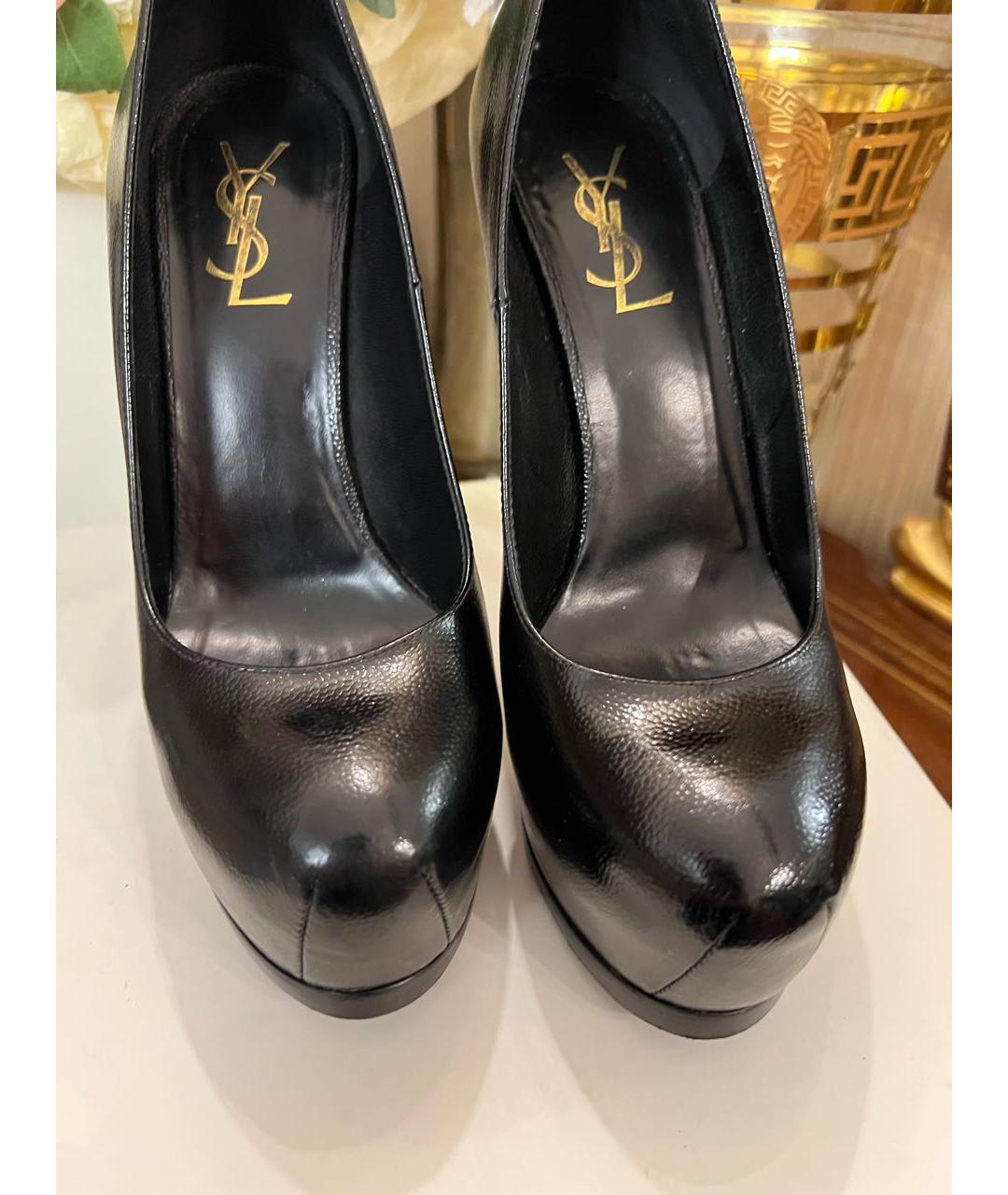 SAINT LAURENT Черные туфли, фото 3