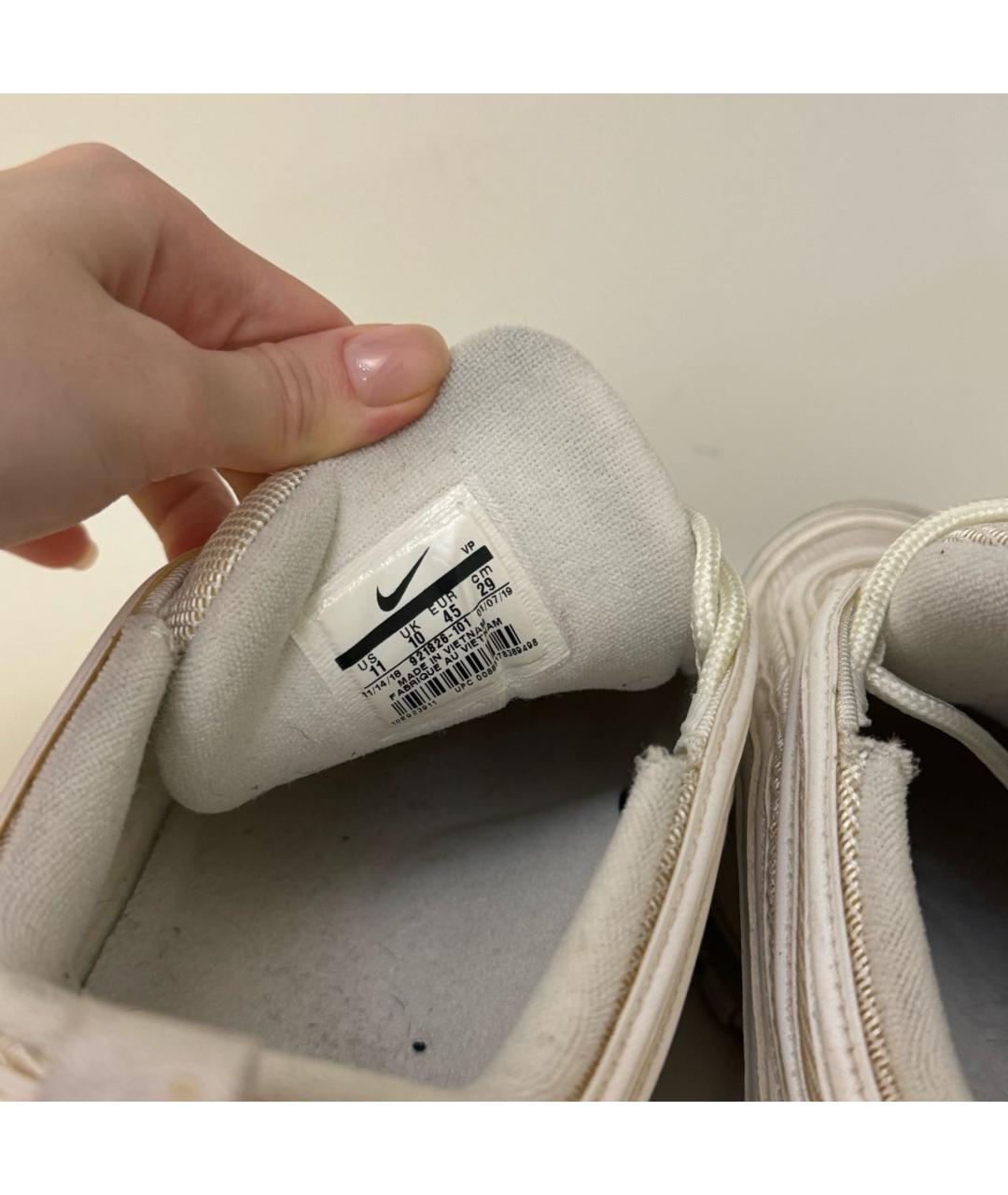NIKE Белые низкие кроссовки / кеды, фото 5