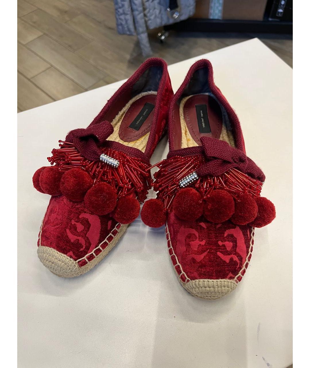 MARC JACOBS Красные текстильные эспадрильи, фото 3