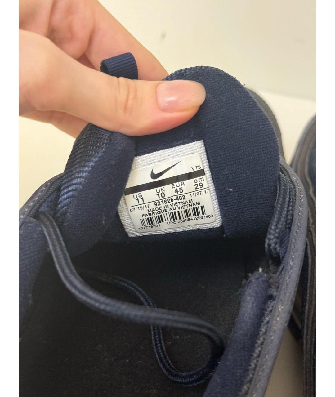 NIKE Темно-синие низкие кроссовки / кеды, фото 5