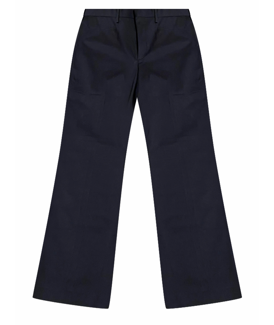 NEIL BARRETT Темно-синие хлопковые классические брюки, фото 1