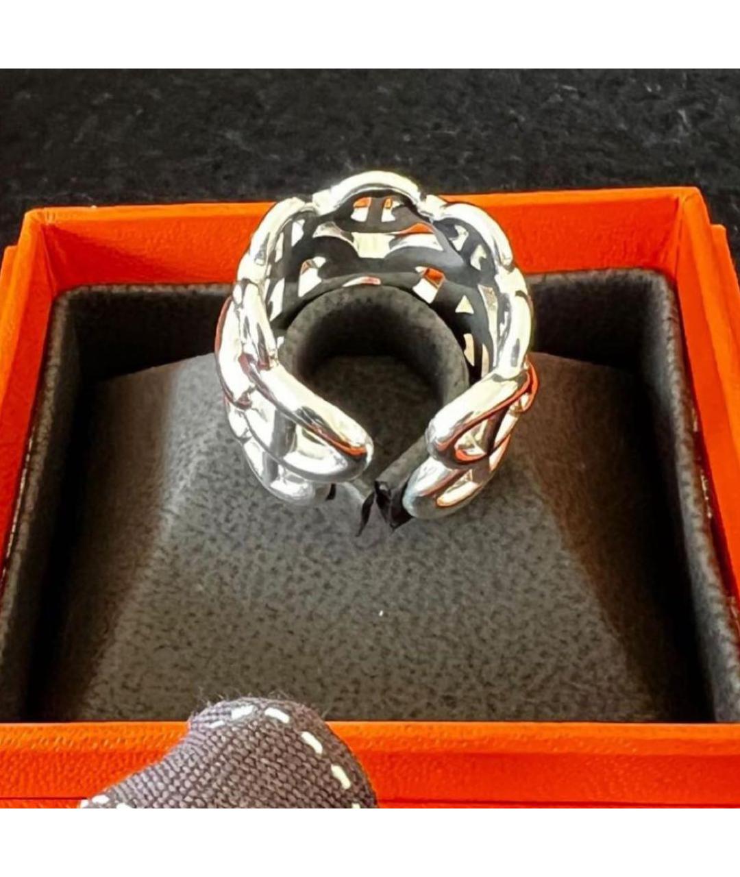 HERMES Серебряное серебряное кольцо, фото 3