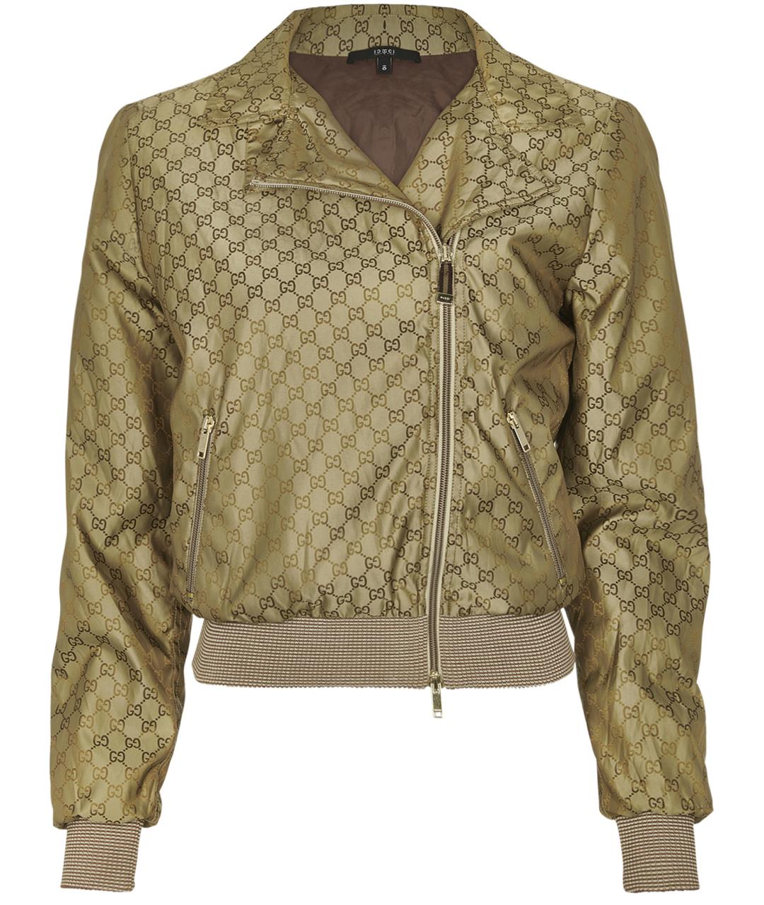GUCCI Бежевая полиамидовая куртка, фото 1
