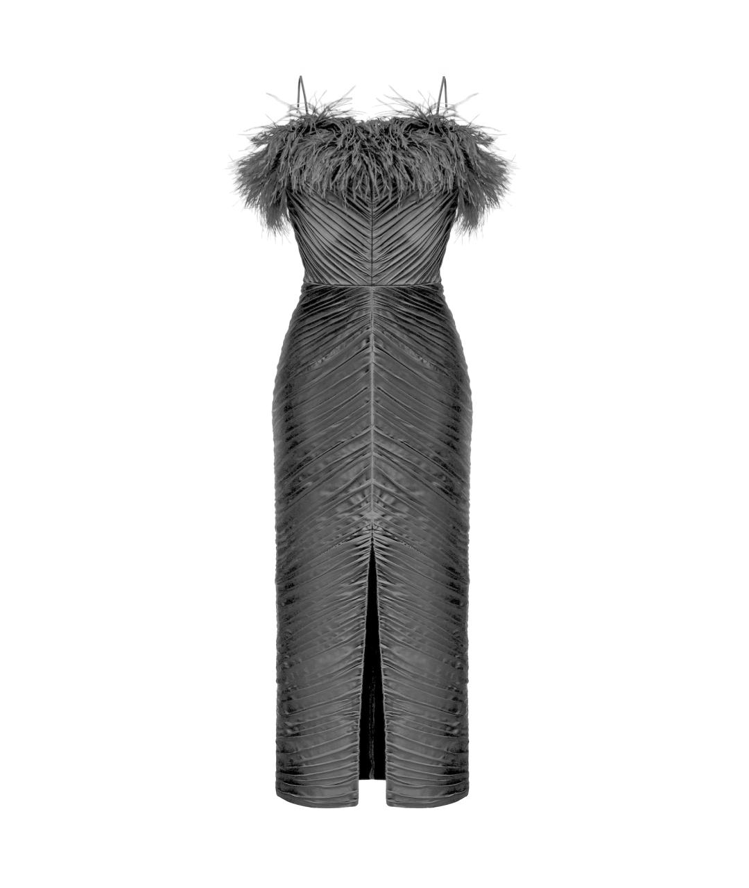 RASARIO Серое полиэстеровое вечернее платье, фото 1