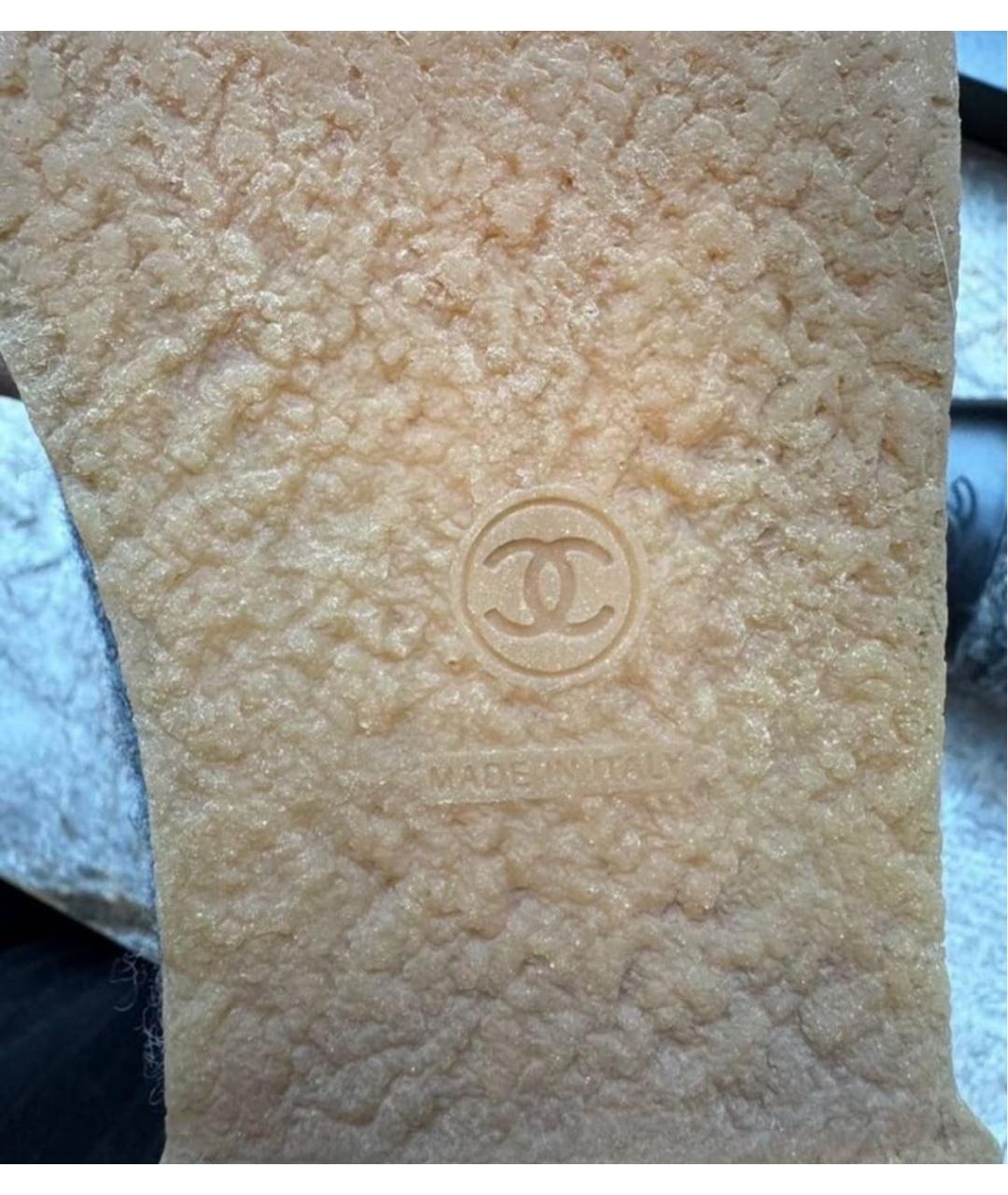 CHANEL Черные кожаные ботинки, фото 8