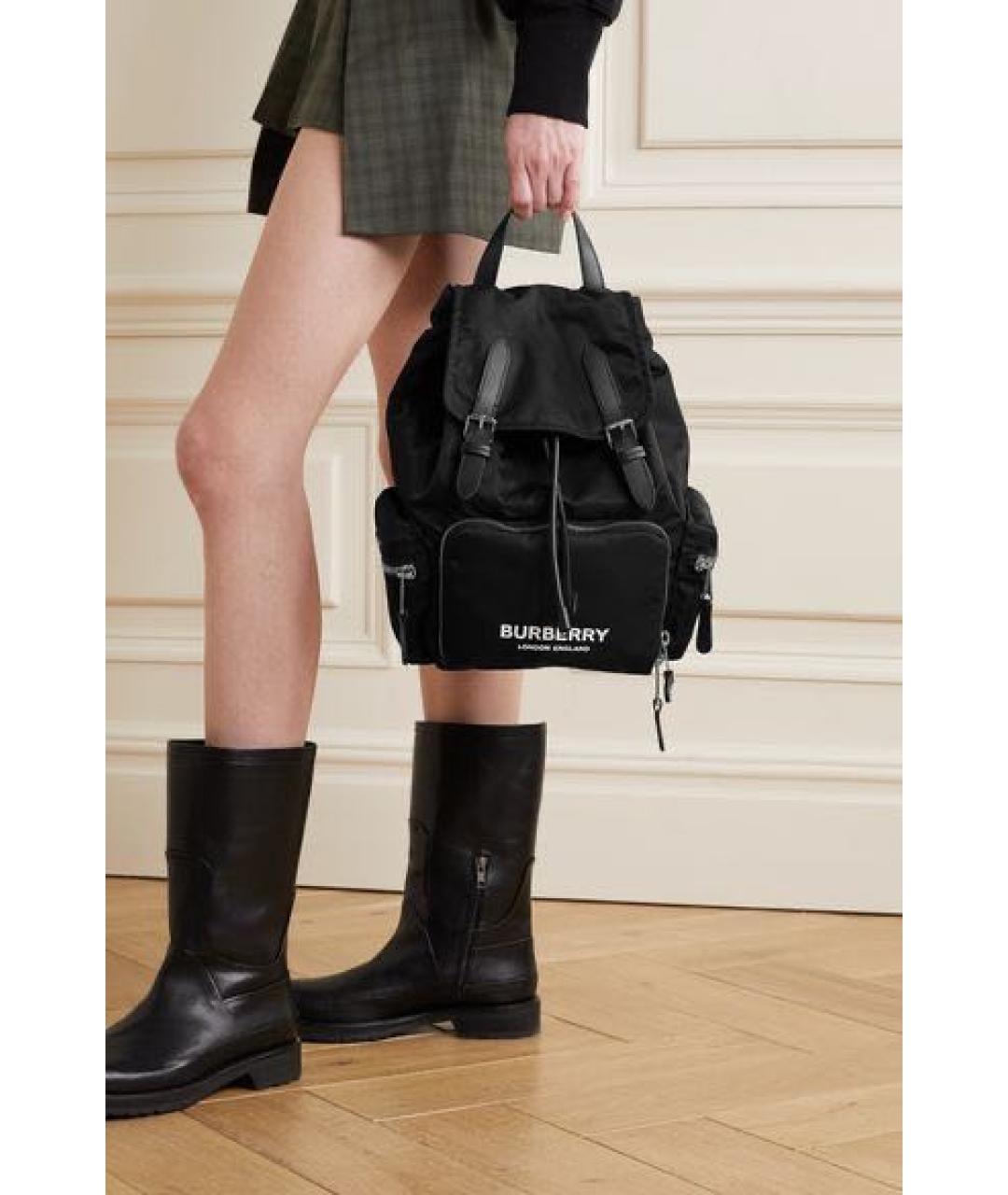 BURBERRY Черный рюкзак, фото 4