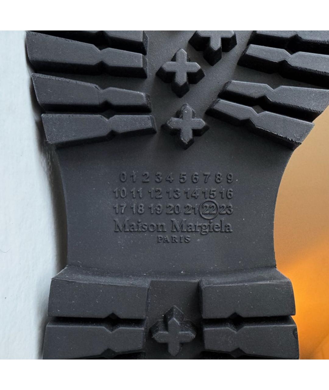 MAISON MARGIELA Белые кожаные ботинки, фото 7