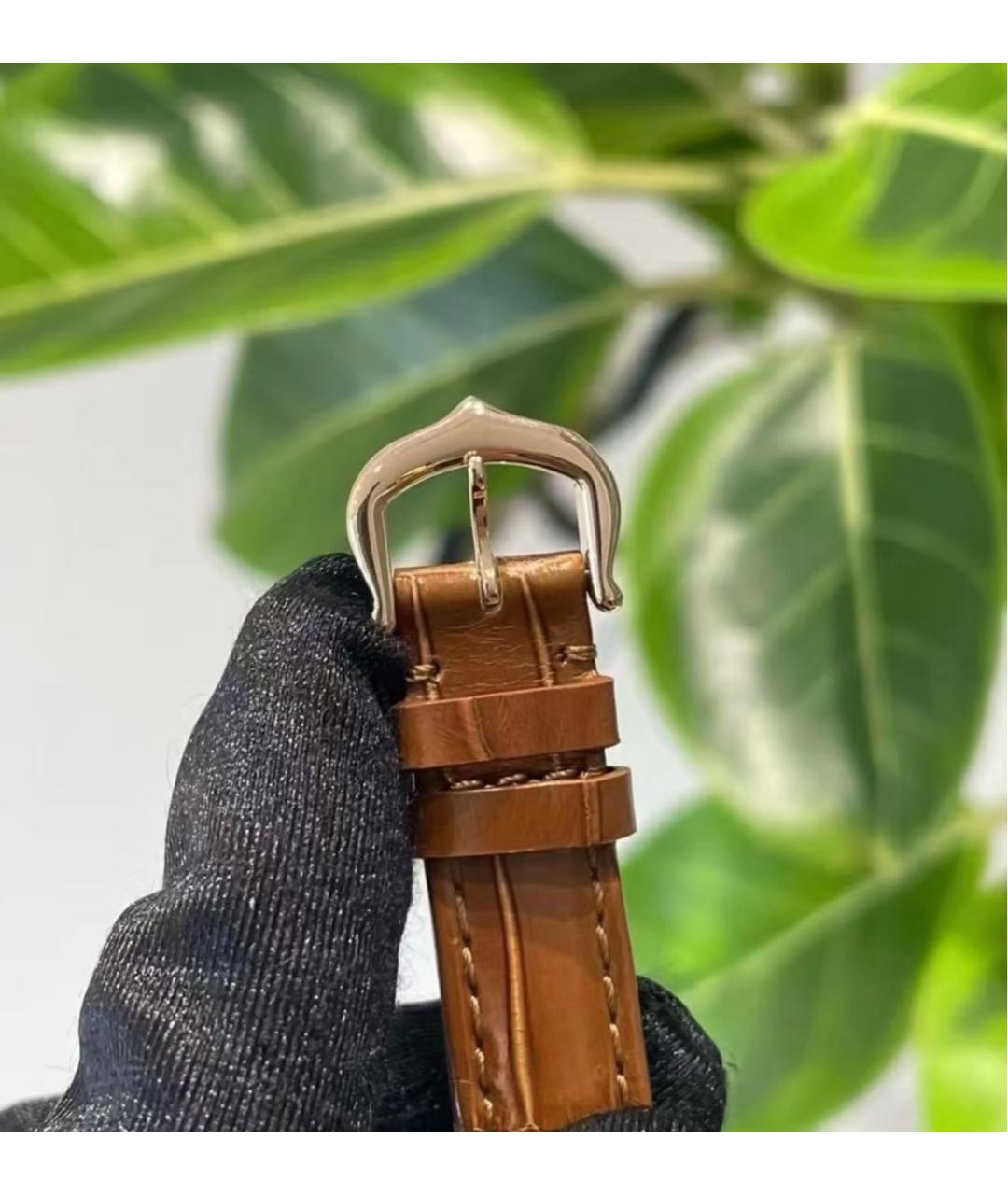 CARTIER Белые часы из желтого золота, фото 4