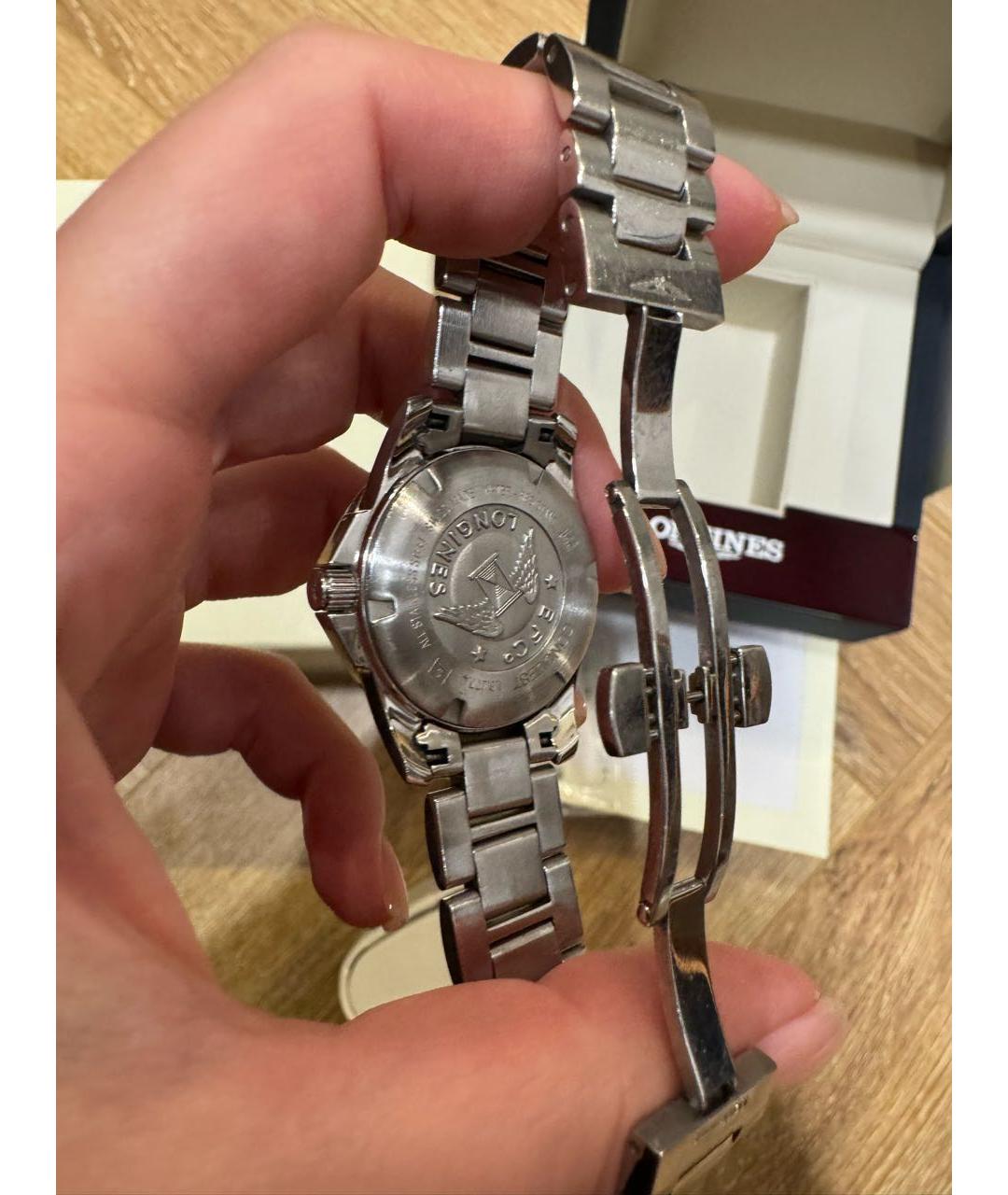 LONGINES Серебряные с серебряным покрытием часы, фото 5