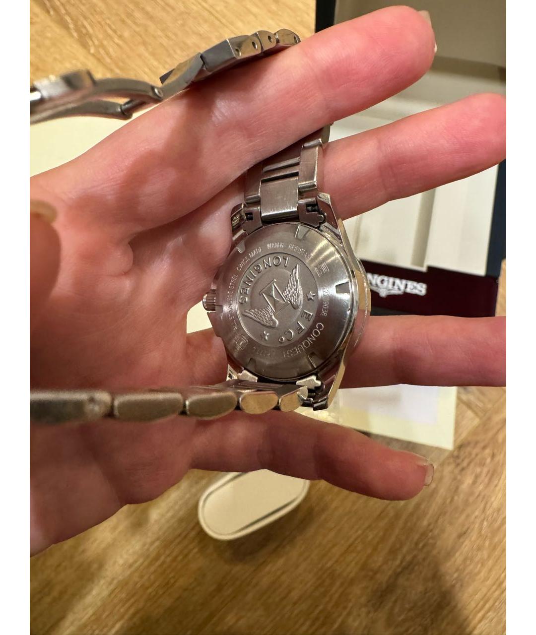 LONGINES Серебряные с серебряным покрытием часы, фото 6