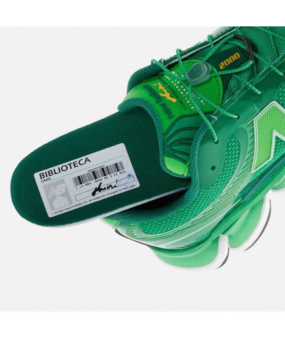 NEW BALANCE Зеленые низкие кроссовки / кеды, фото 7