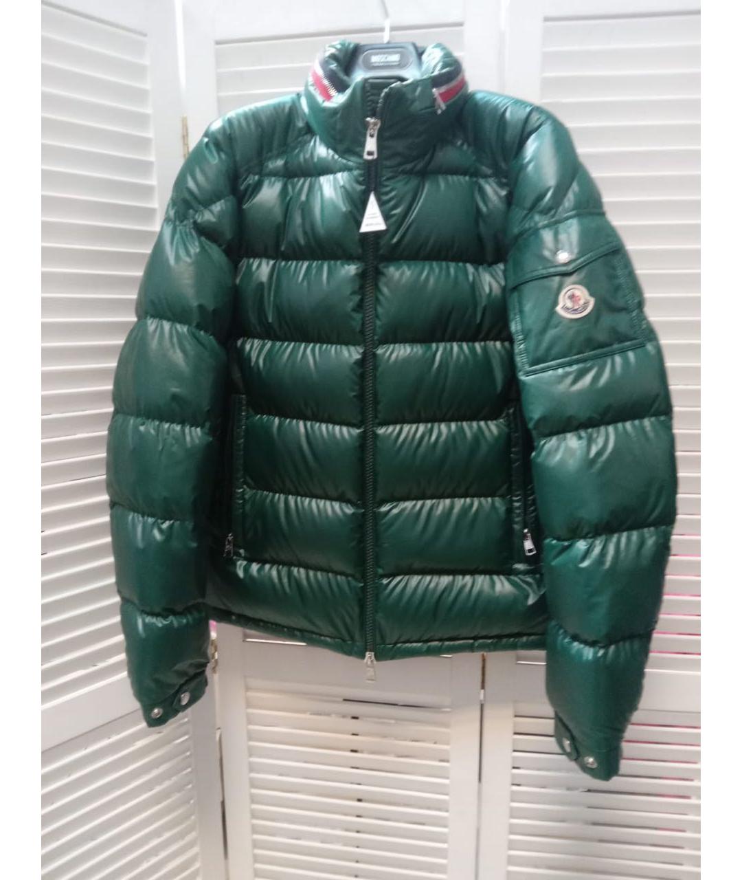 MONCLER Зеленая куртка, фото 9