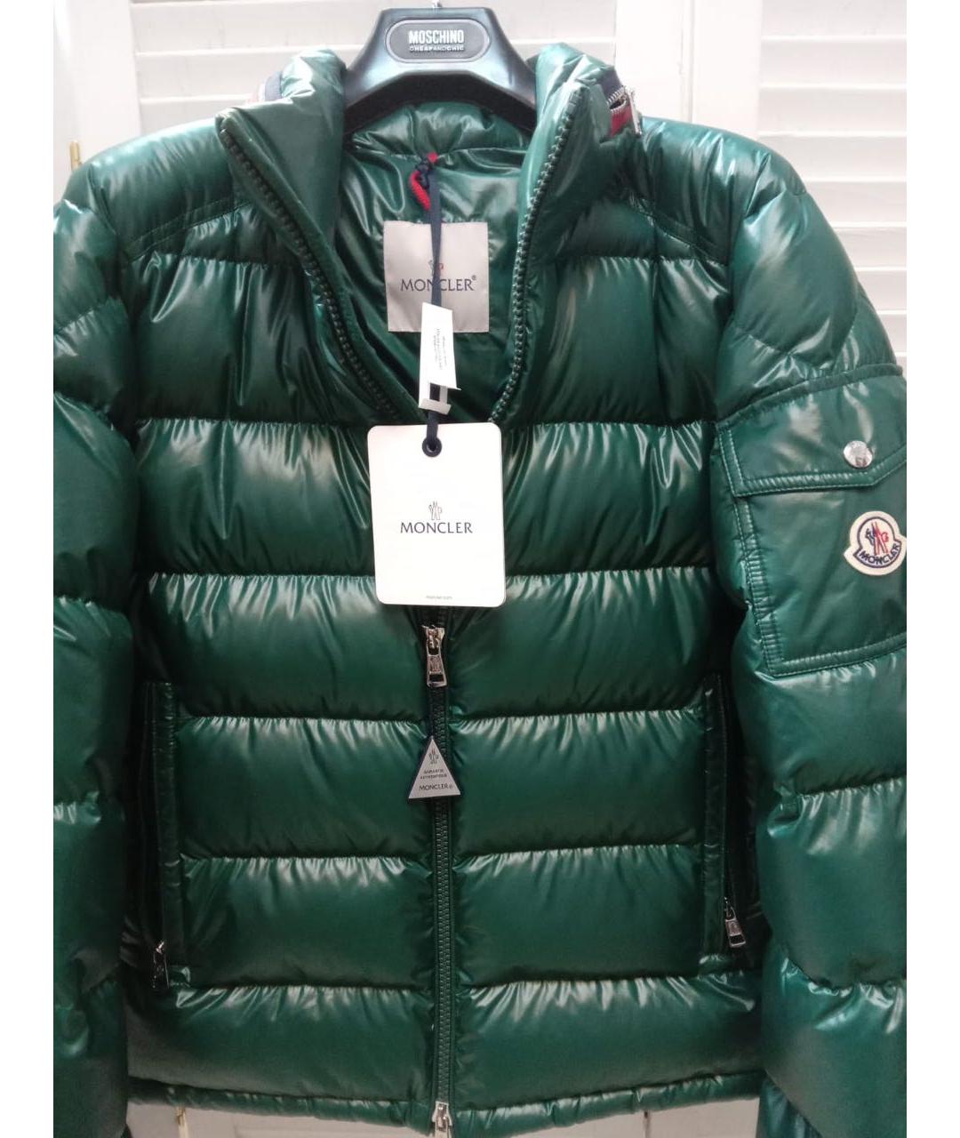 MONCLER Зеленая куртка, фото 6