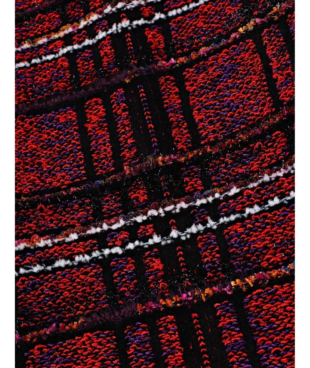 BALMAIN Бордовое вискозное повседневное платье, фото 4