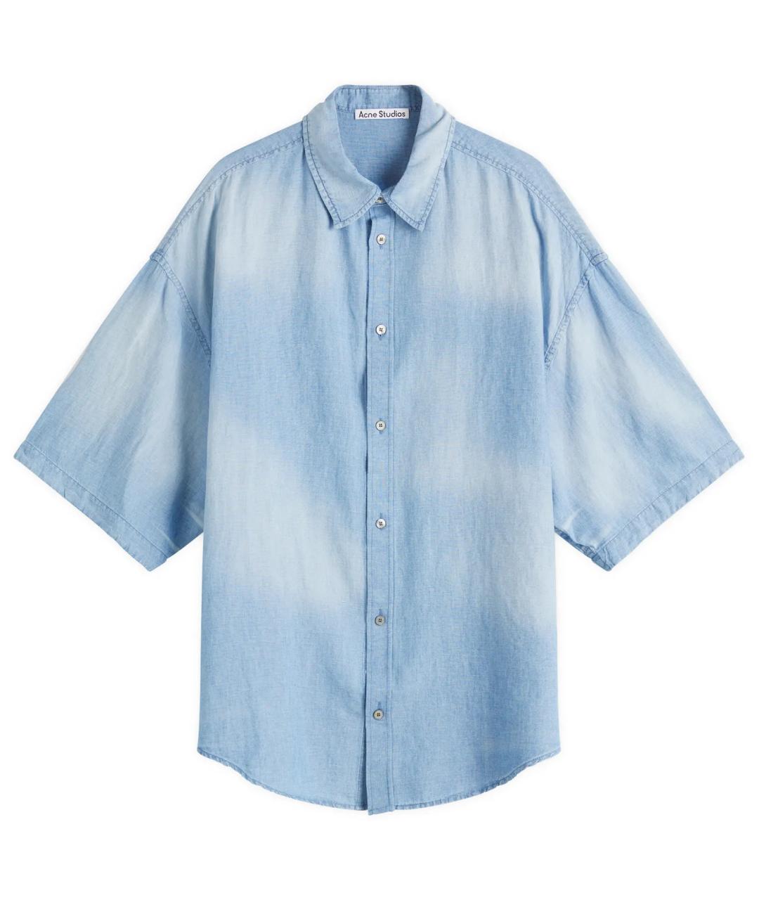 ACNE STUDIOS Голубая кэжуал рубашка, фото 1
