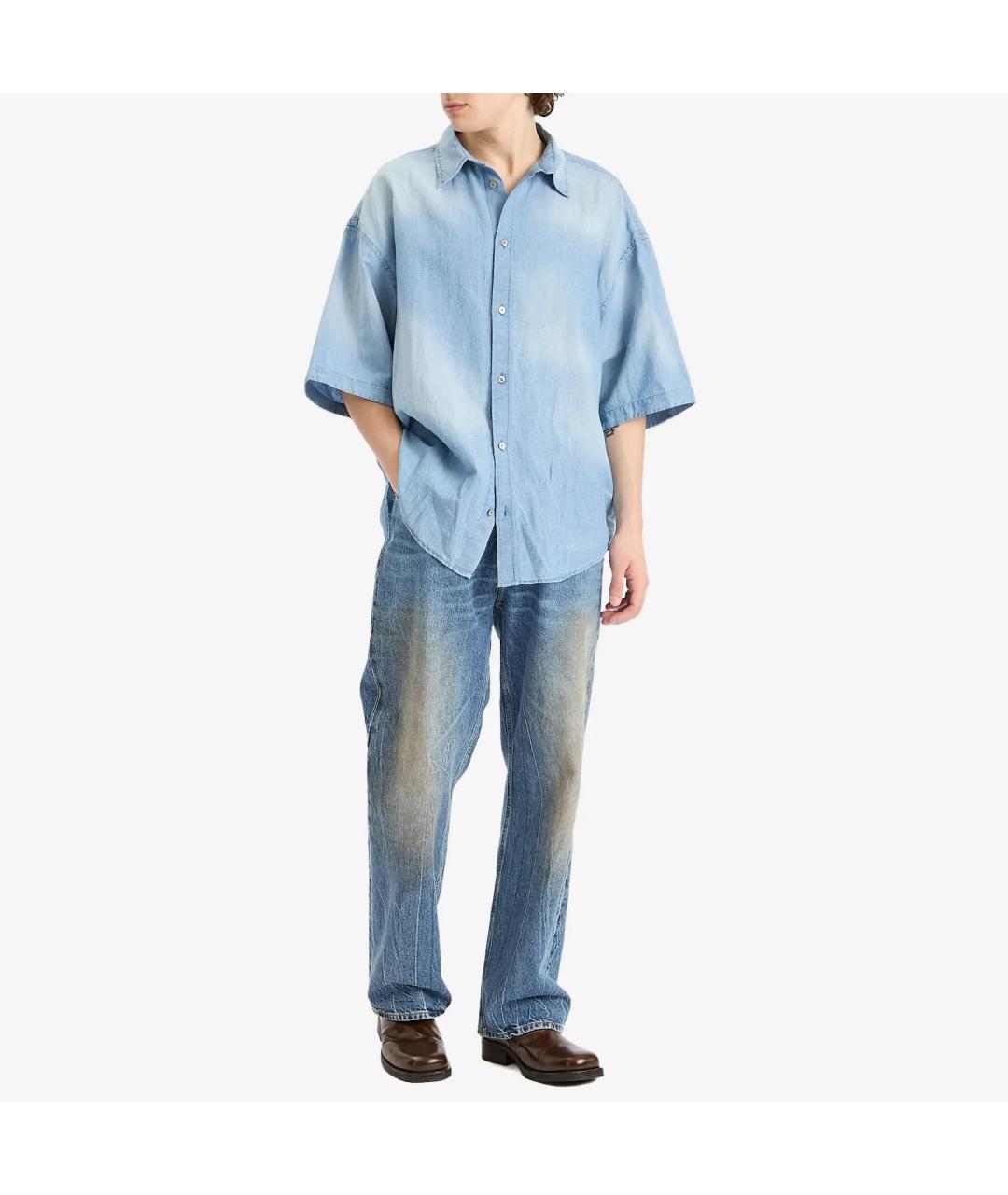 ACNE STUDIOS Голубая кэжуал рубашка, фото 5