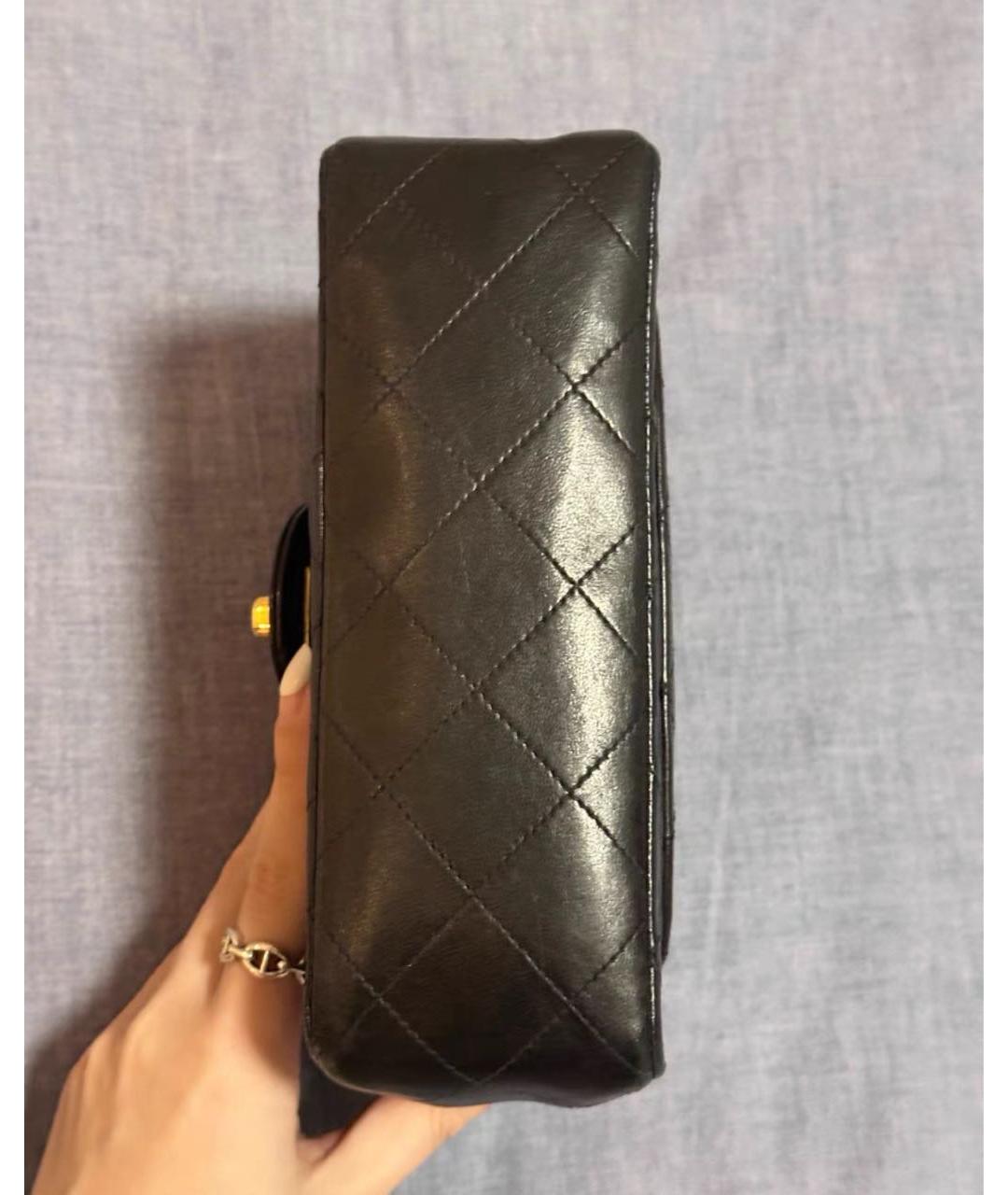 CHANEL Коричневая кожаная сумка через плечо, фото 5