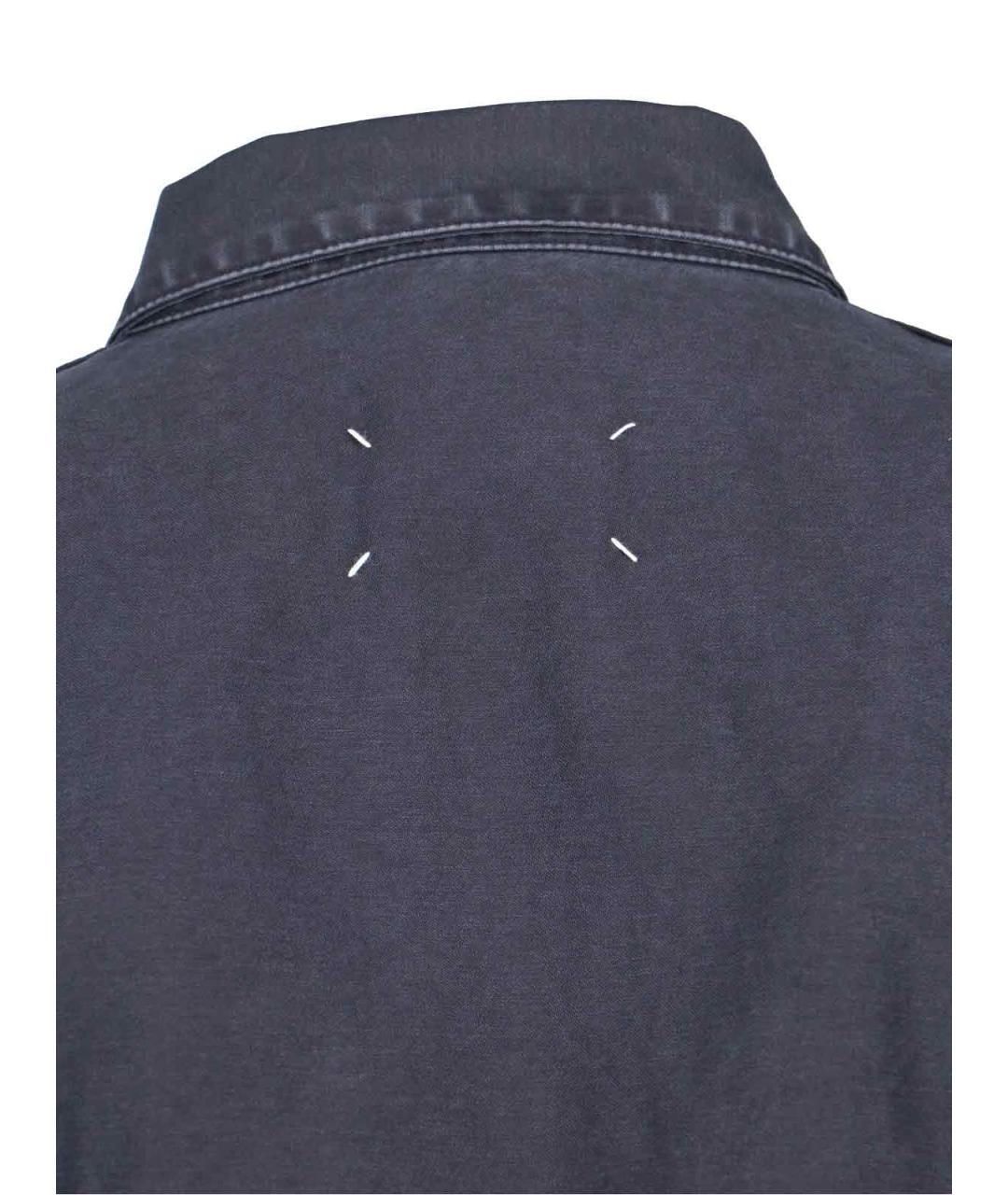 MAISON MARGIELA Черная хлопковая куртка, фото 3