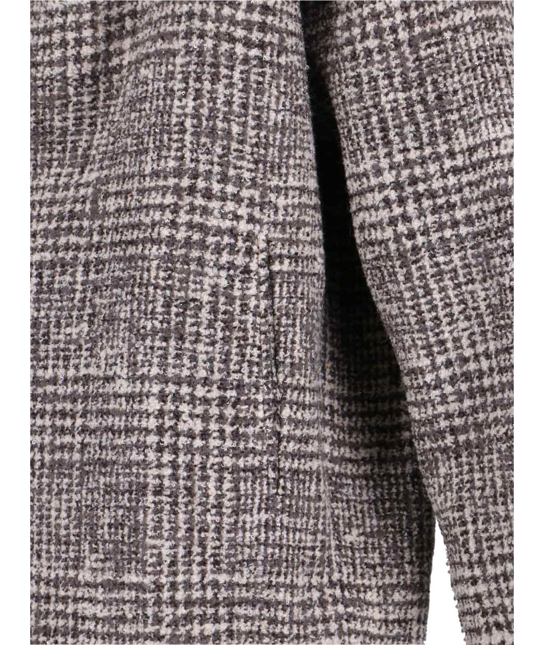 KITON Серое шерстяное пальто, фото 3