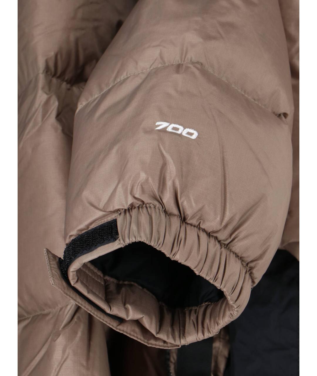 THE NORTH FACE Коричневый полиамидовый пуховик, фото 4