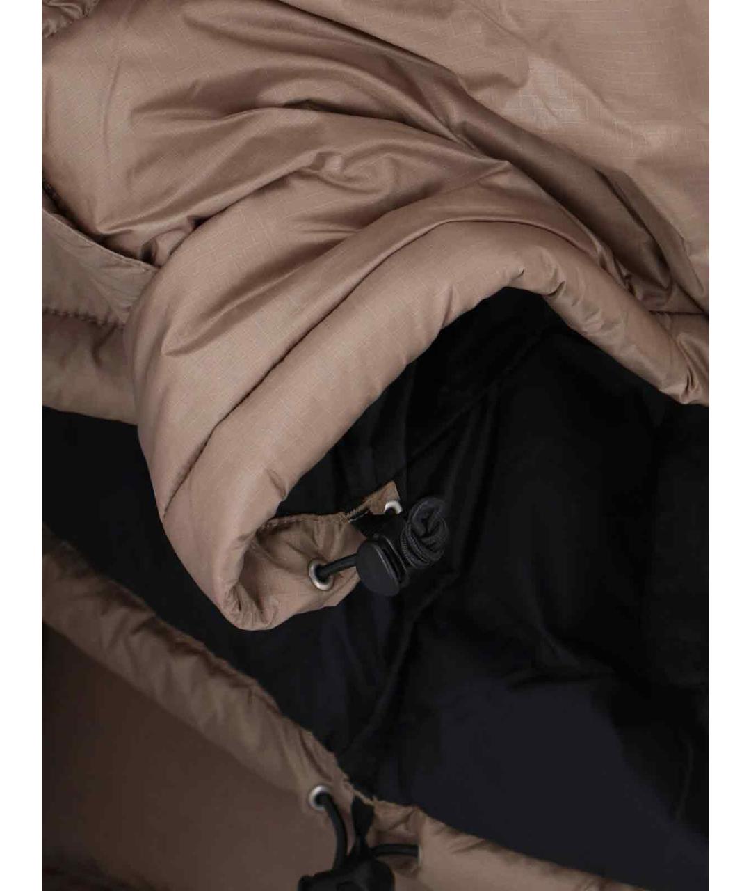 THE NORTH FACE Коричневый полиамидовый пуховик, фото 5