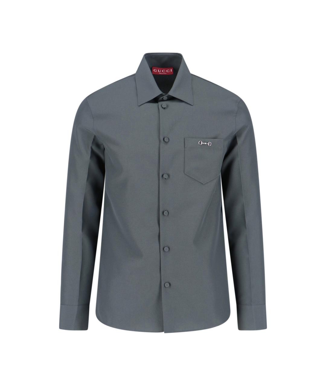 GUCCI Серая кэжуал рубашка, фото 1