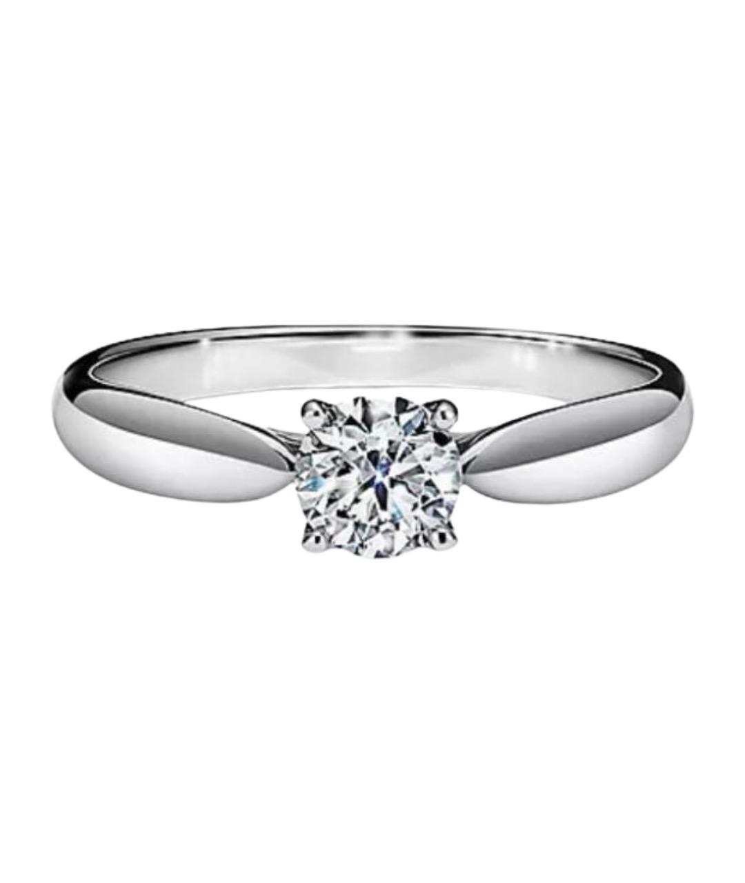 TIFFANY&CO Белое платиновое кольцо, фото 1