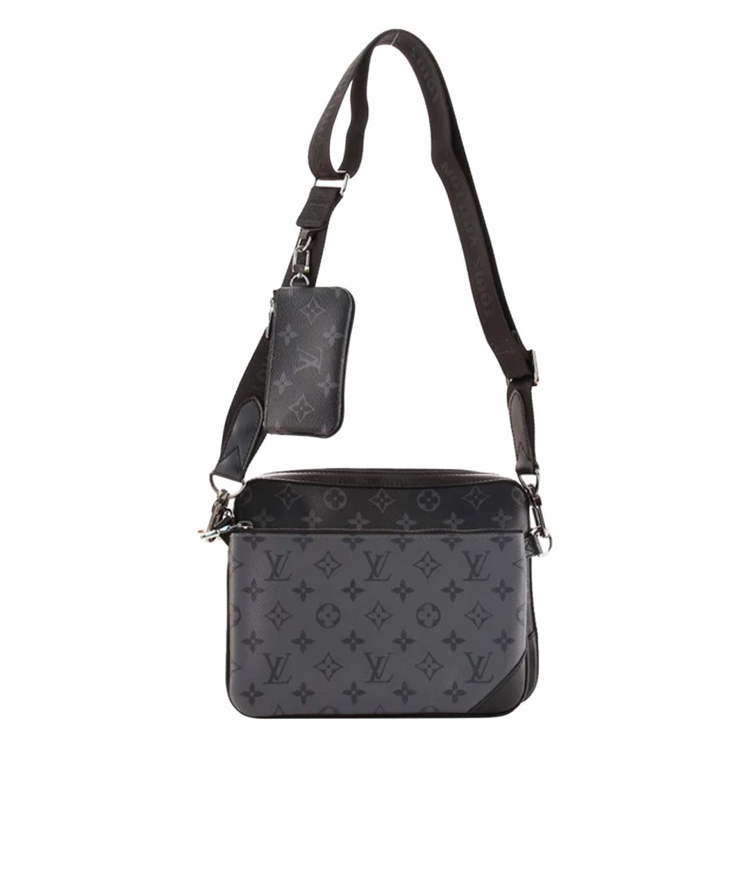 LOUIS VUITTON Антрацитовая сумка на плечо, фото 1