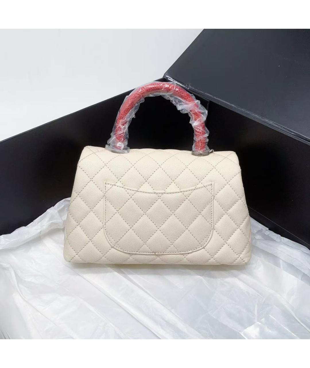 CHANEL Розовая сумка через плечо из экзотической кожи, фото 4