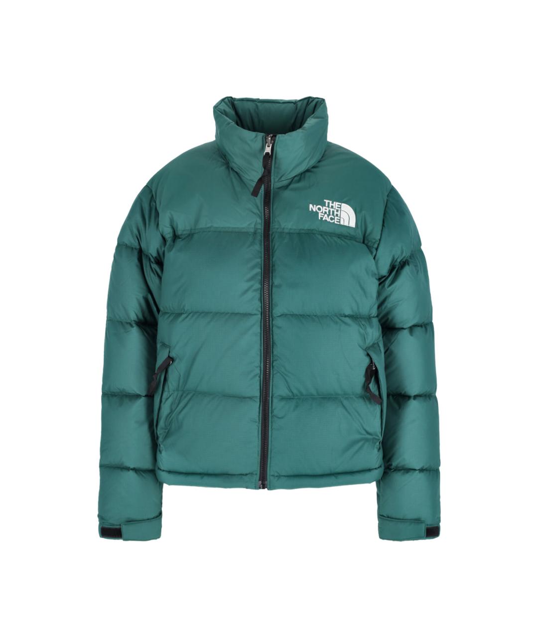 THE NORTH FACE Зеленый полиамидовый пуховик, фото 1