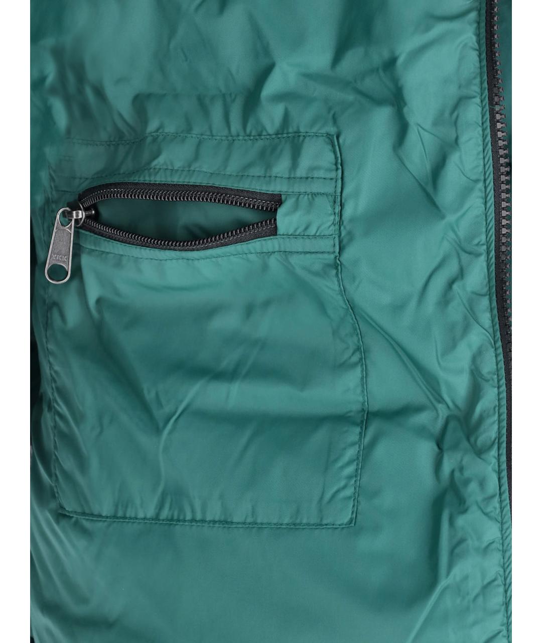 THE NORTH FACE Зеленый полиамидовый пуховик, фото 5