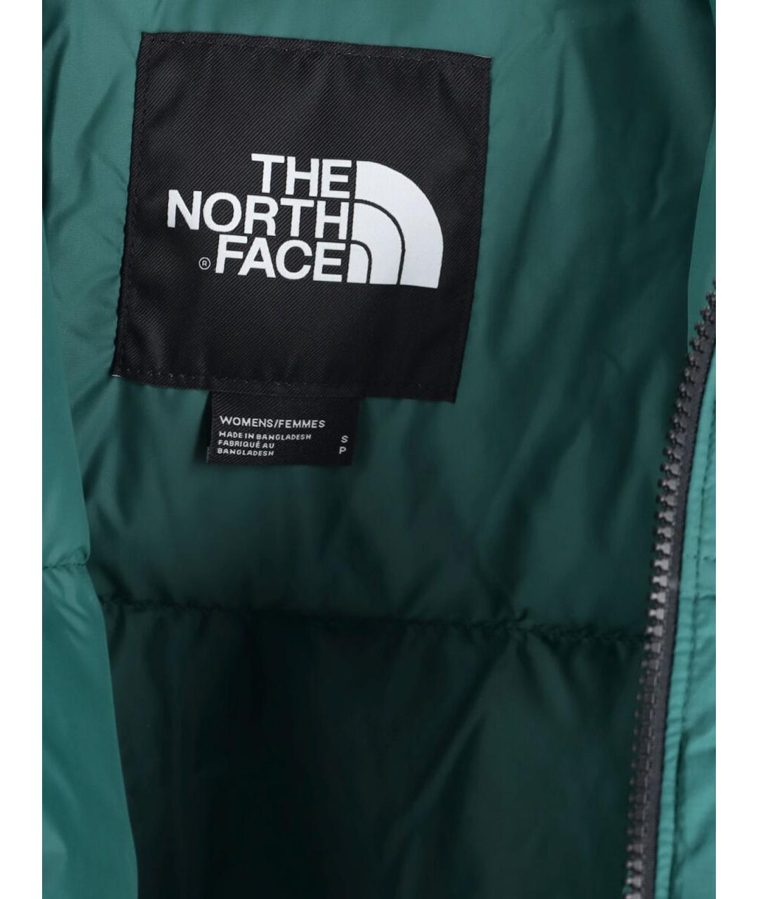 THE NORTH FACE Зеленый полиамидовый пуховик, фото 4