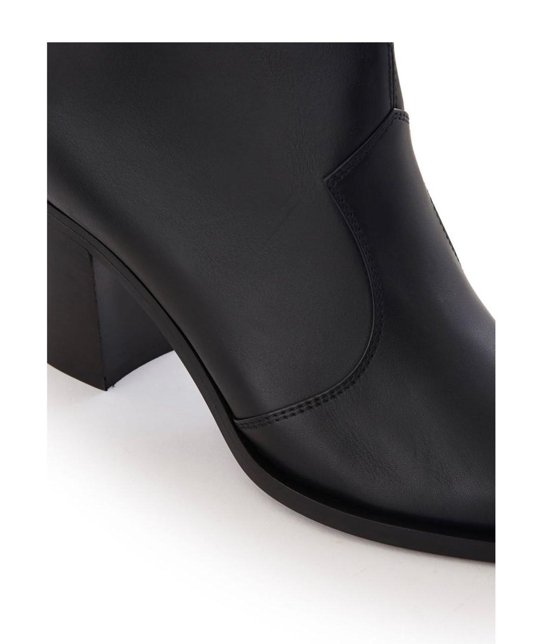 GIANVITO ROSSI Черные кожаные ботильоны, фото 5