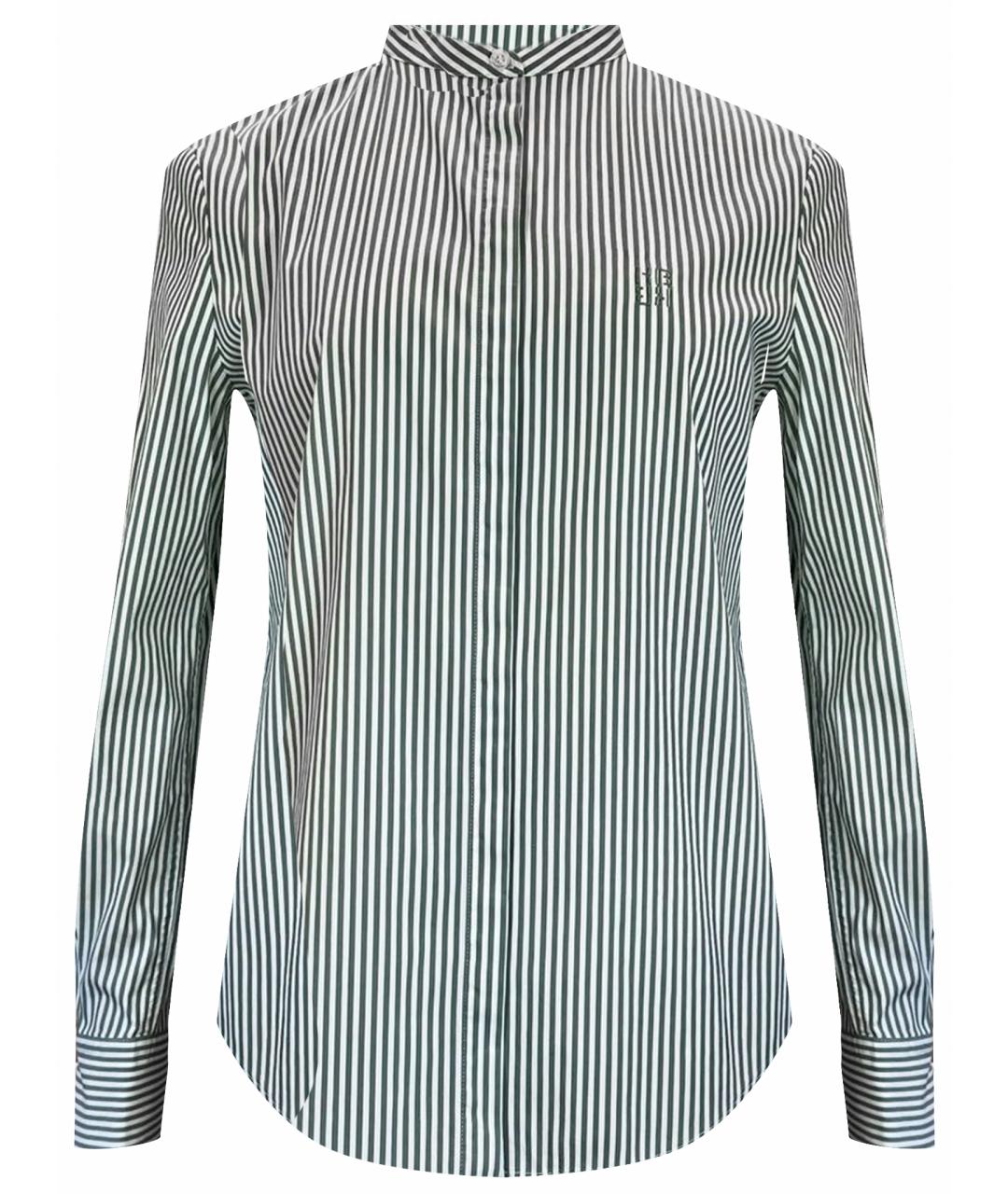 HUGO BOSS Хаки хлопко-эластановая рубашка, фото 1
