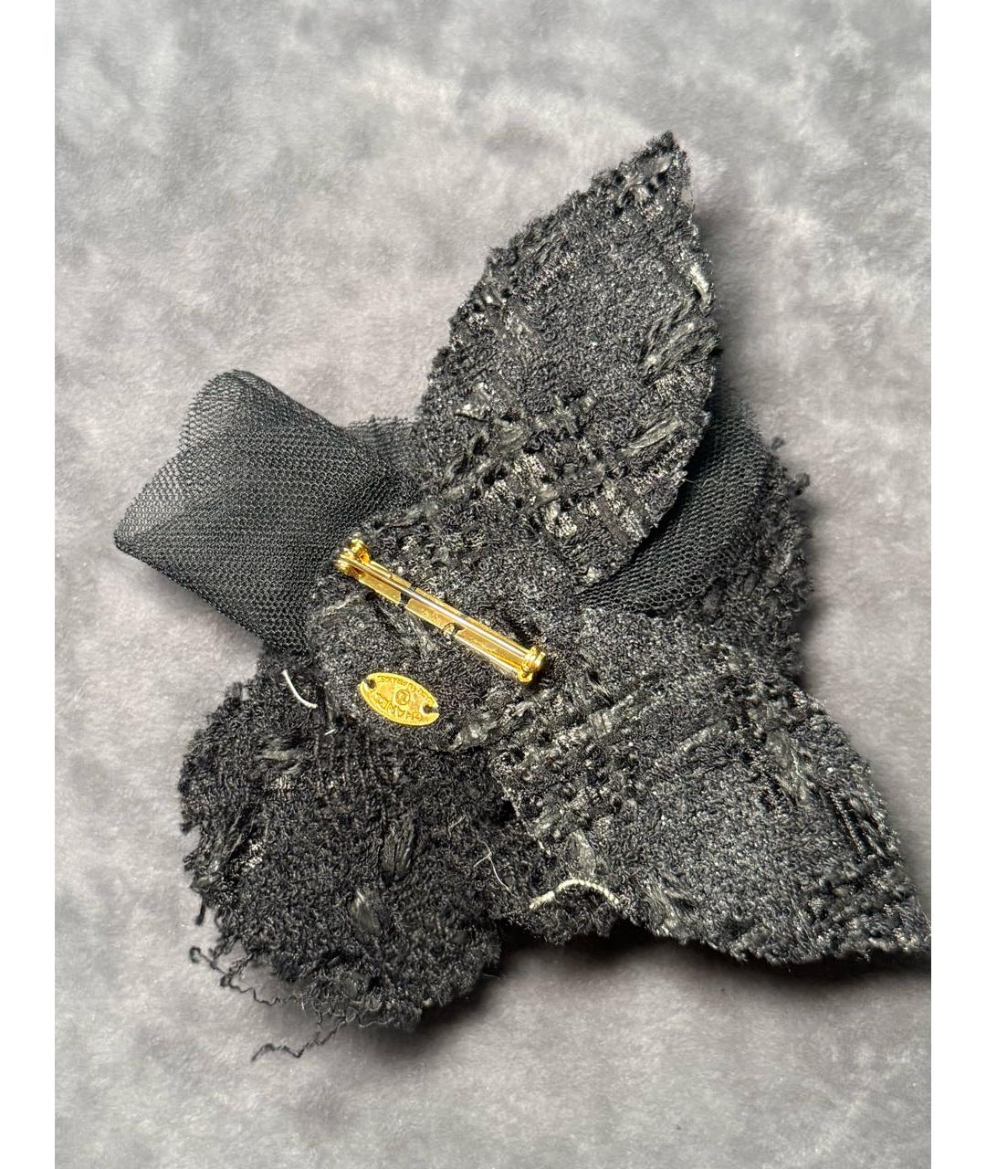 CHANEL Черная булавка / брошь, фото 2