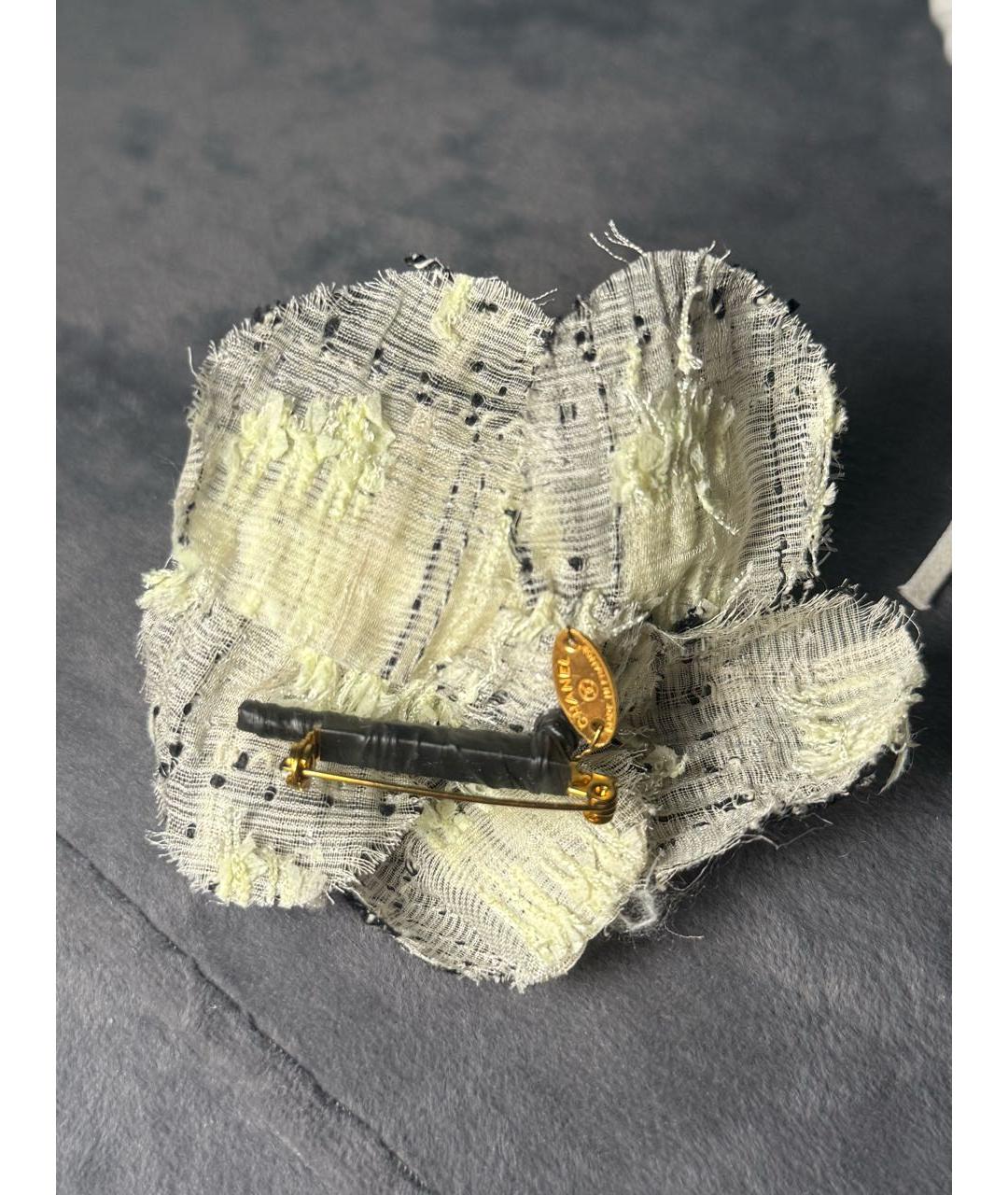 CHANEL Бежевая булавка / брошь, фото 2