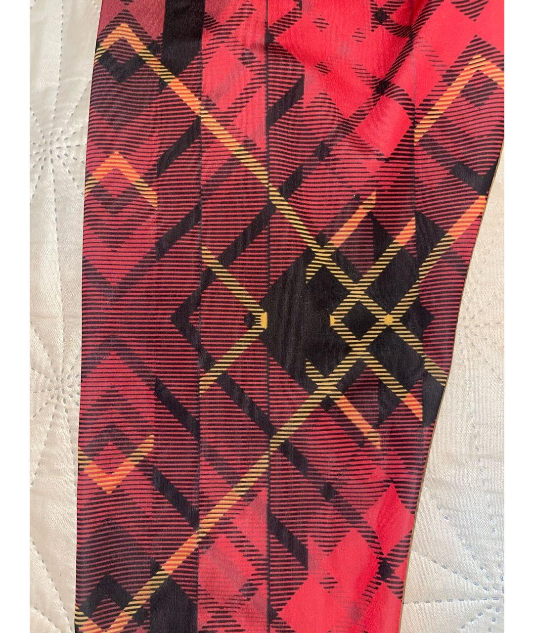 ALEXANDER MCQUEEN Мульти синтетические леггинсы и велосипедки, фото 5