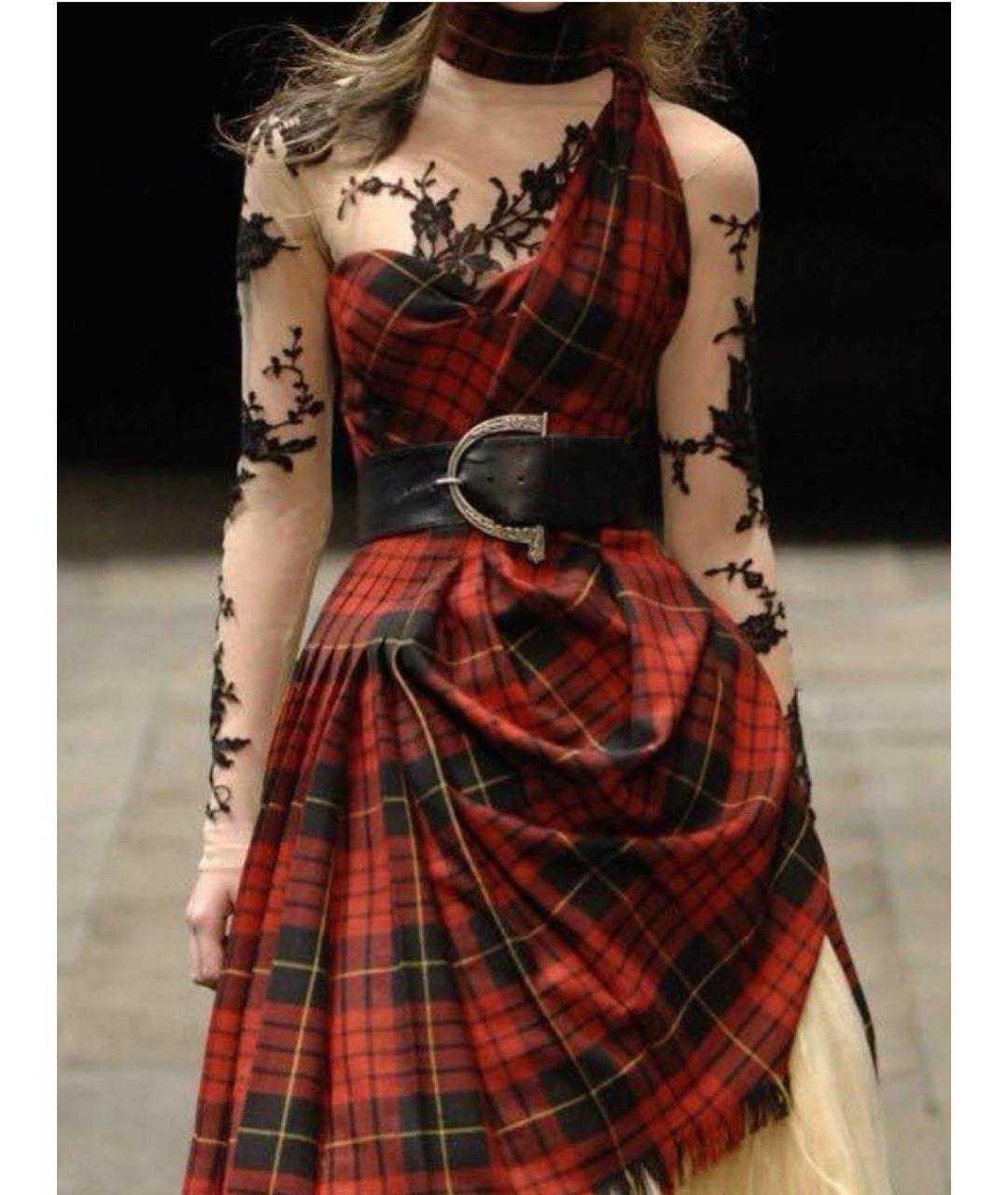 ALEXANDER MCQUEEN Мульти синтетические леггинсы и велосипедки, фото 4