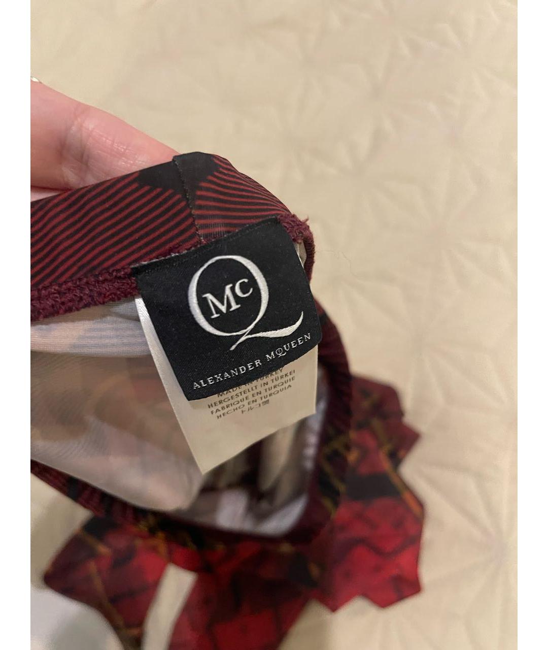 ALEXANDER MCQUEEN Мульти синтетические леггинсы и велосипедки, фото 3
