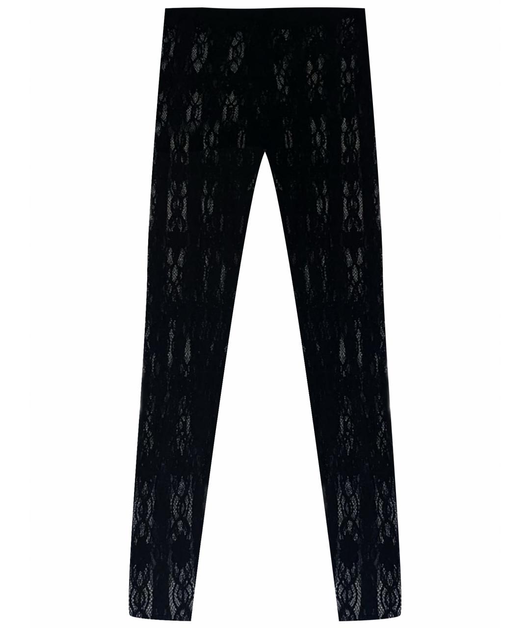 ALEXANDER MCQUEEN Черные кружевные леггинсы и велосипедки, фото 1